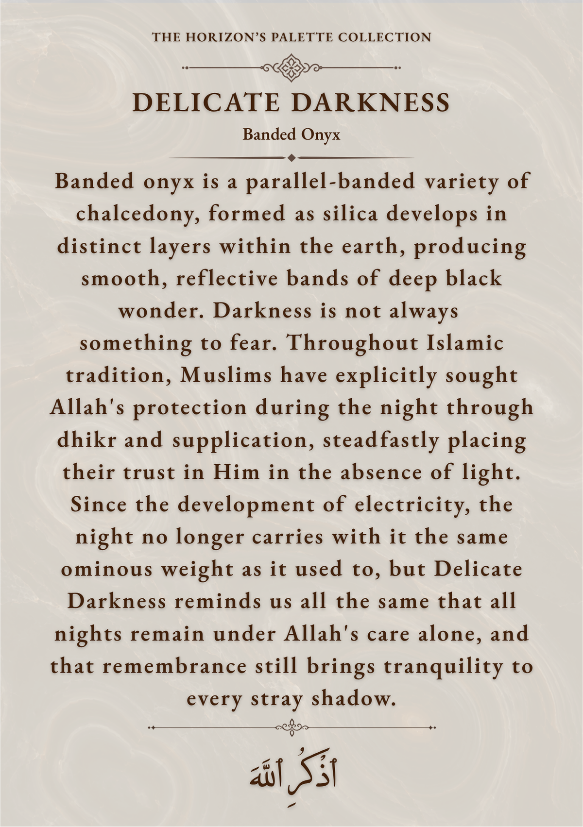 DELICATE DARKNESS