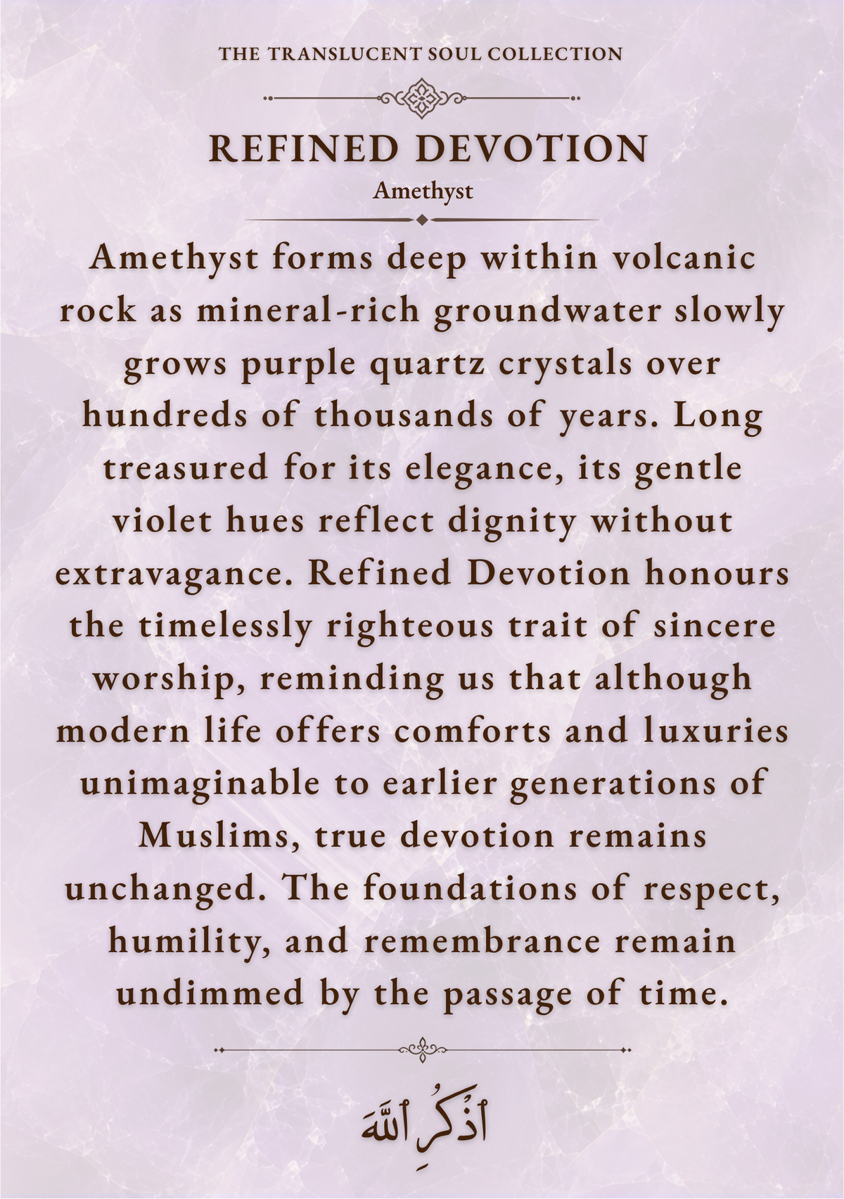 REFINED DEVOTION
