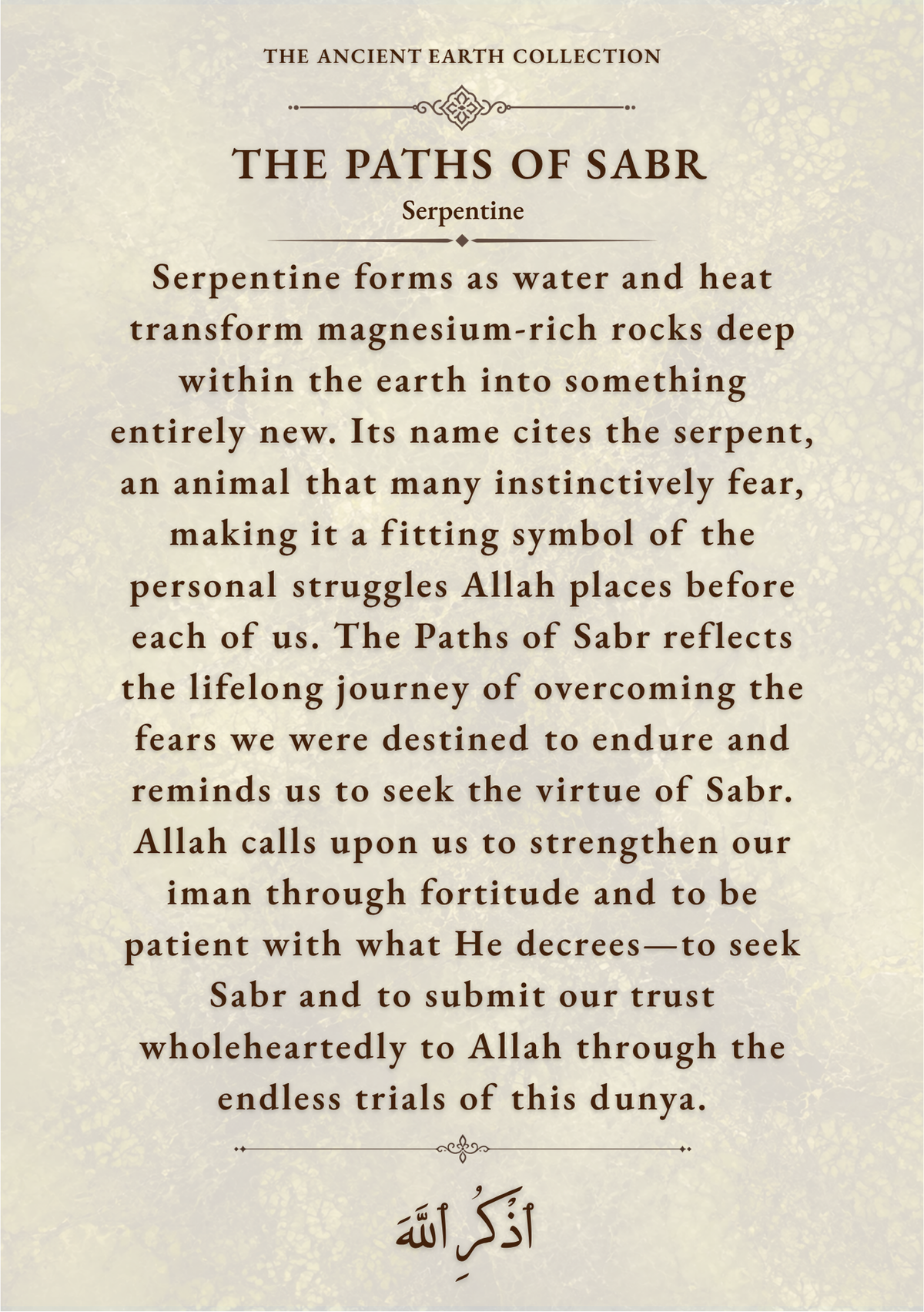 THE PATHS OF SABR